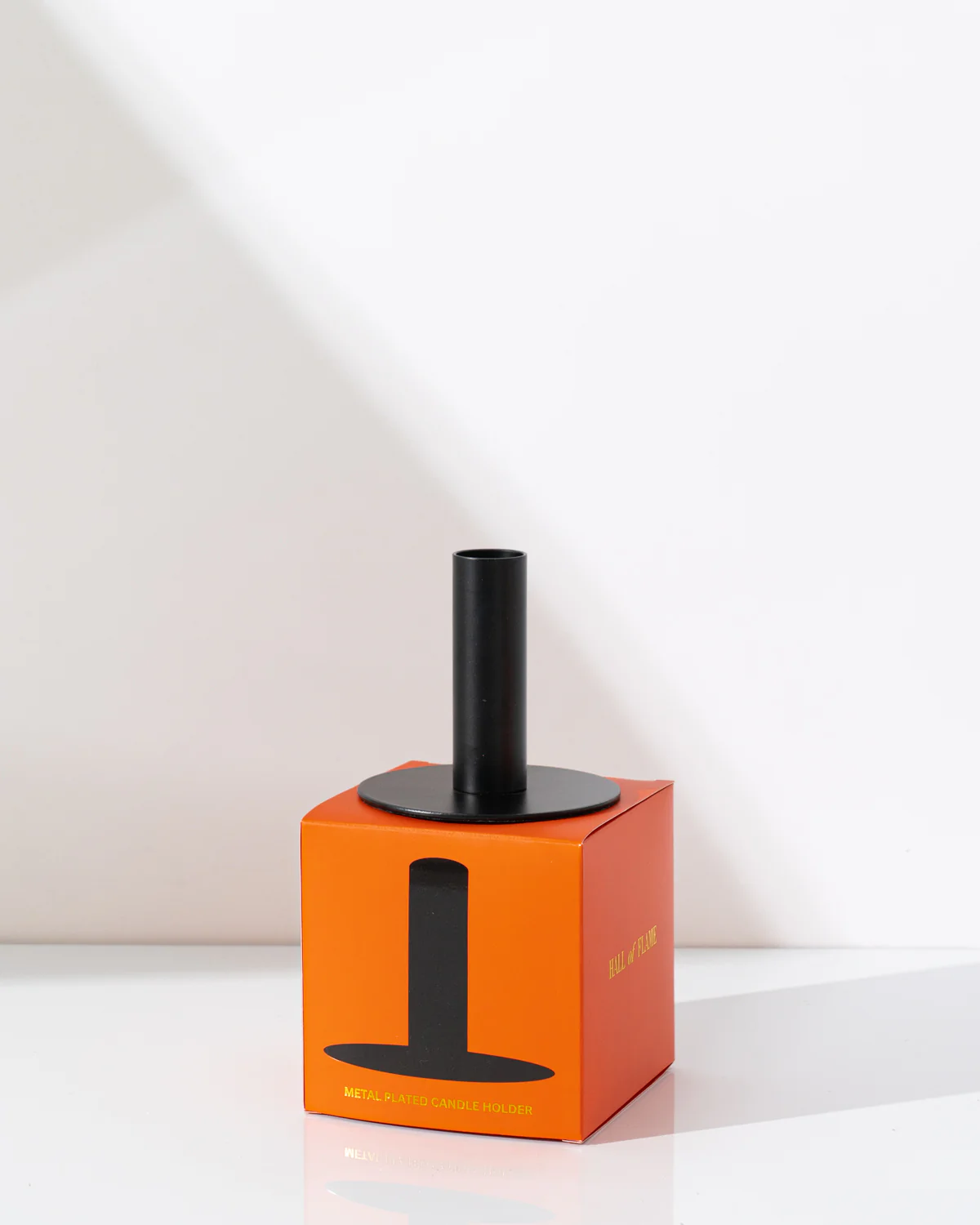 Black Plated Candle Holder - Image 3