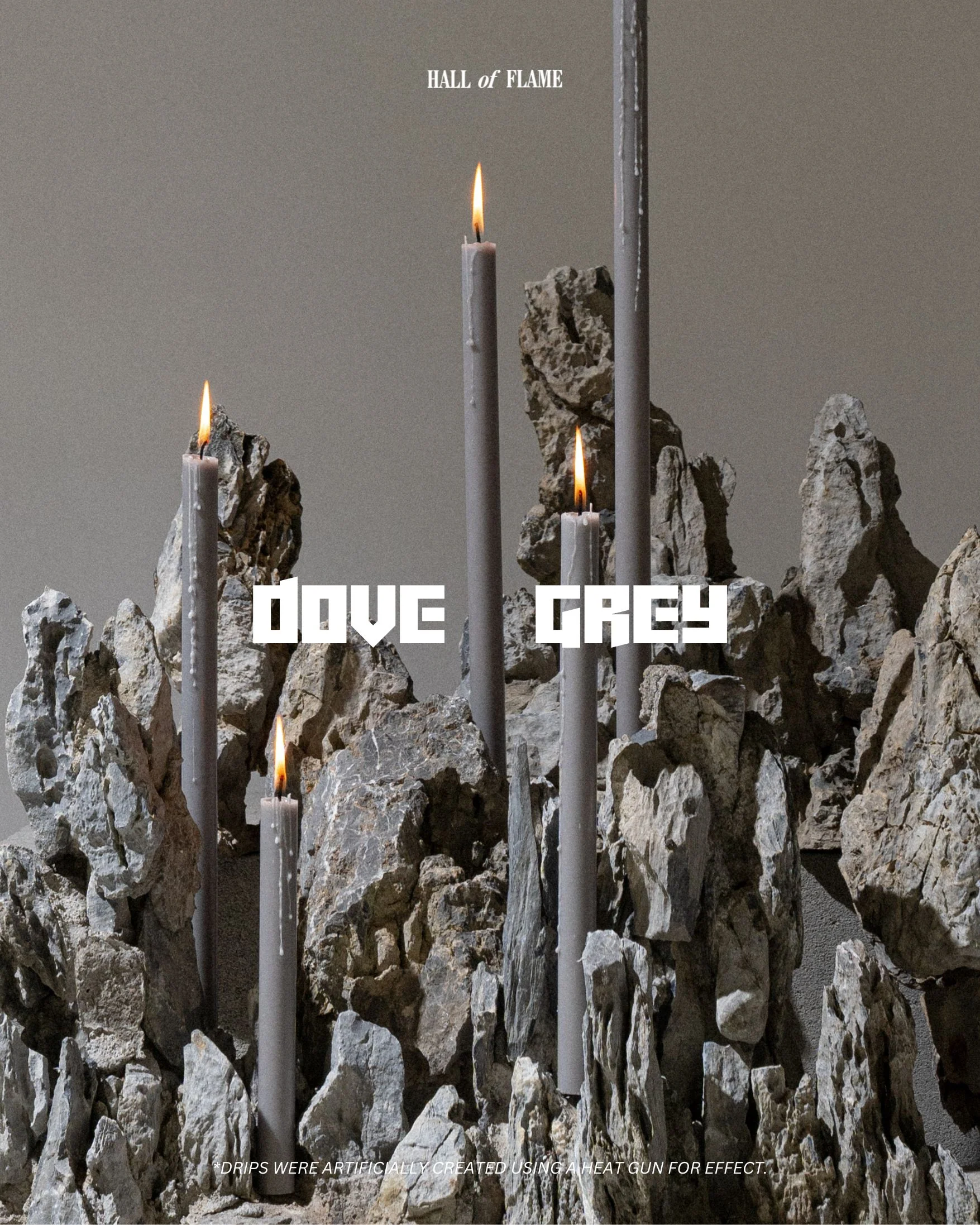 Dove Grey Cathedral Candles XXL - Image 3