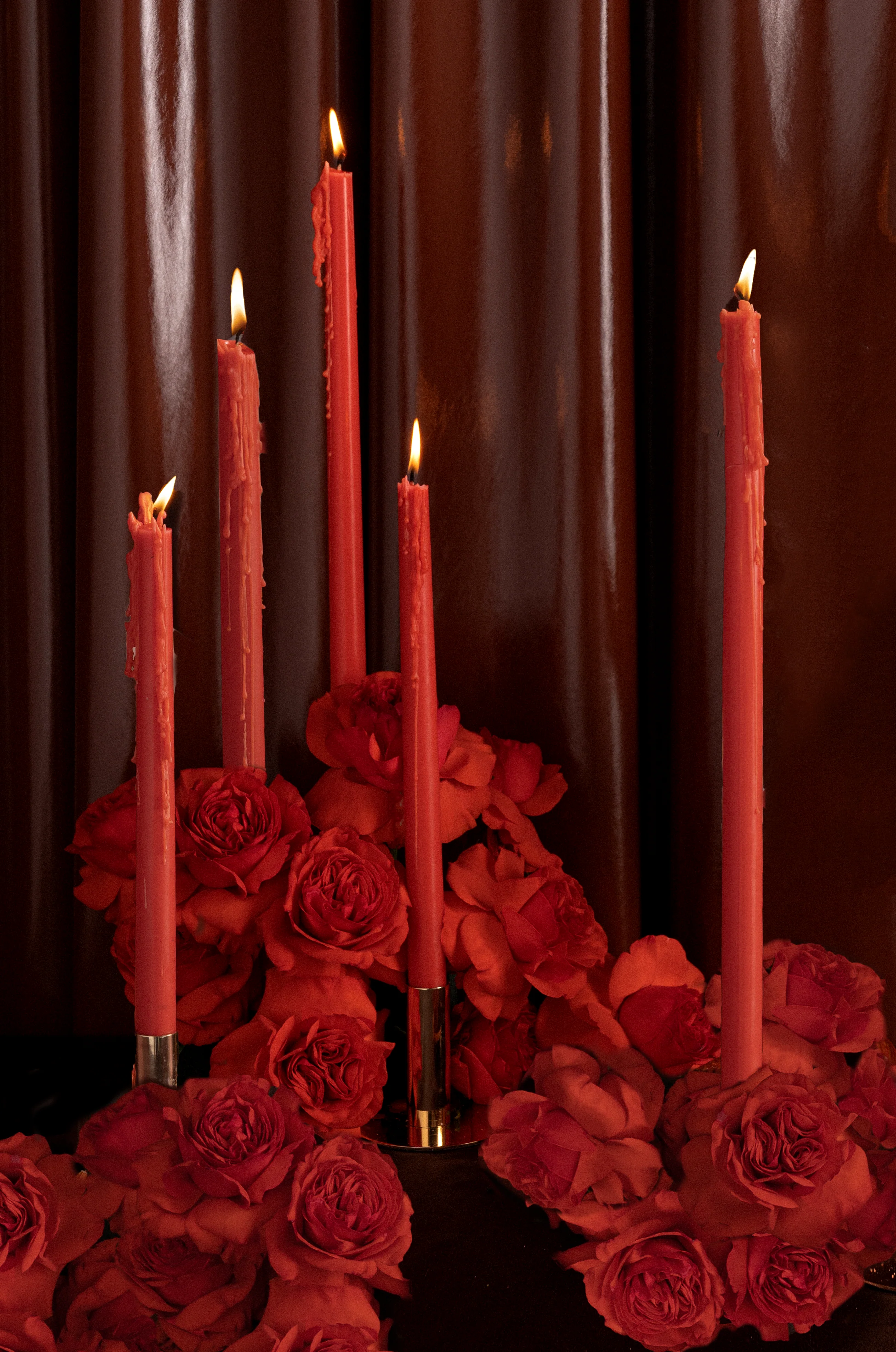 Poppy Red Cathedral Candles XXL - Image 5