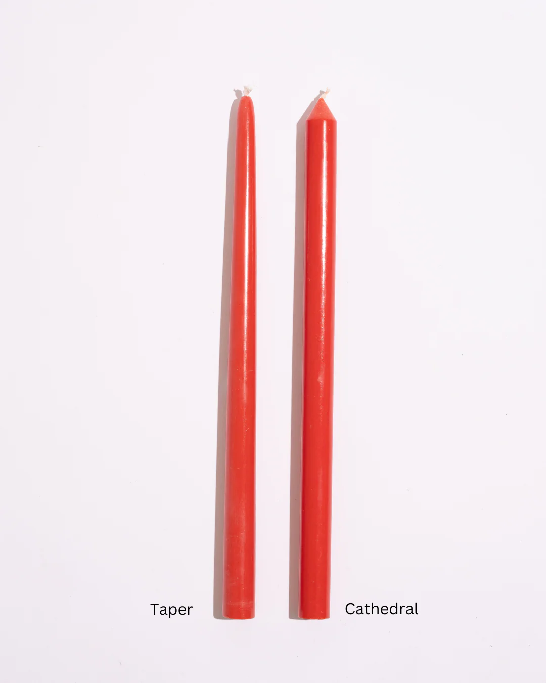 Poppy Red Taper Candles XXL - Image 3